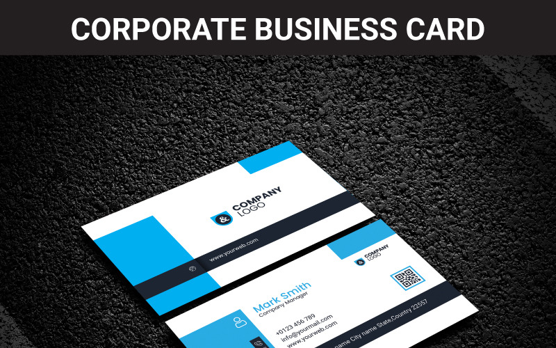 Download Фирменный стиль "Business Card - Corporate Identity Template" / Business Card - Corporate Identity Template - Фирменный стиль на тему графика corporate,business,card,design,template,company,name,id,visiting,office,real,estate