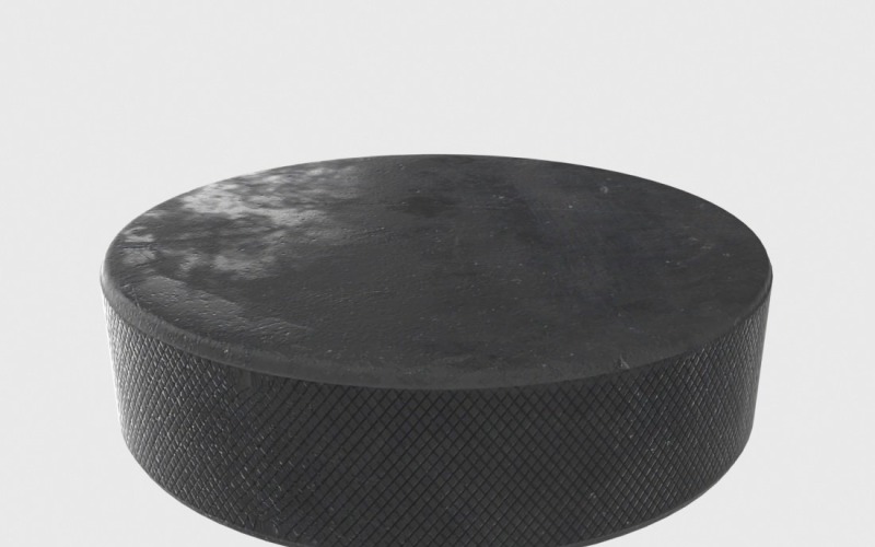 Modello 3D di disco da hockey