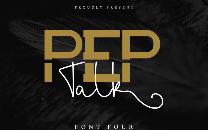 Pep Talk písmo