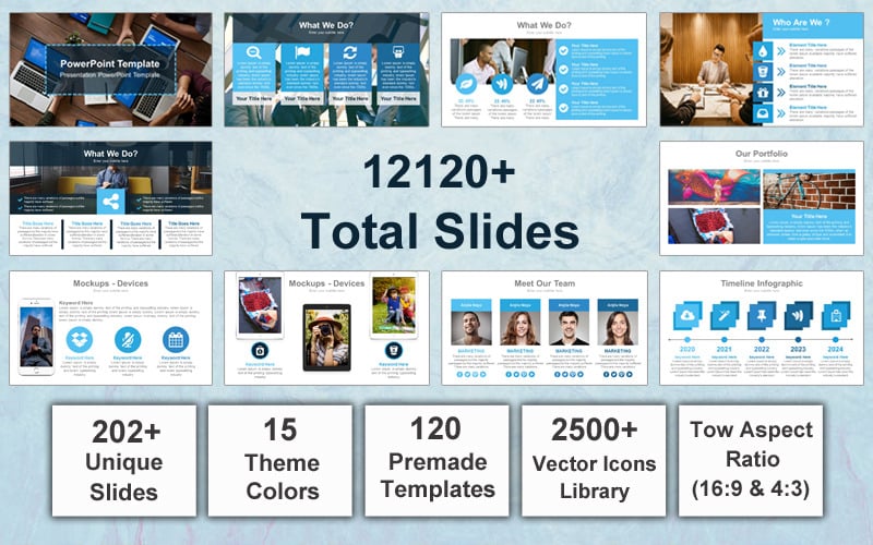 Mega Business PowerPoint-sjabloon