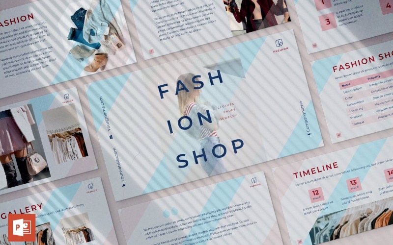 Modello di presentazione PowerPoint di moda
