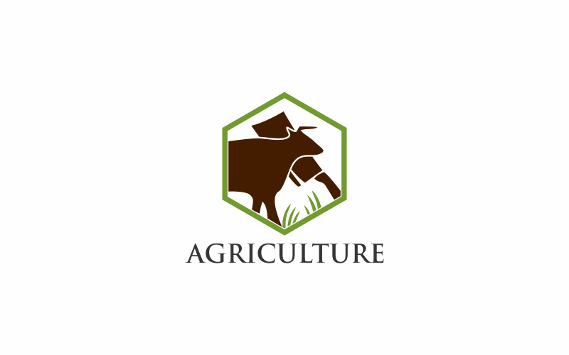 Download Шаблон логотипа "Agriculture Logo Template" / Agriculture Logo Template - Шаблон логотипа на тему графика agriculture,field,farm,nature,land,landscape,farming,agricultural,crop,growth,tractor,green,food,wheat,farmer,farmland,organic,business,season,outdoor