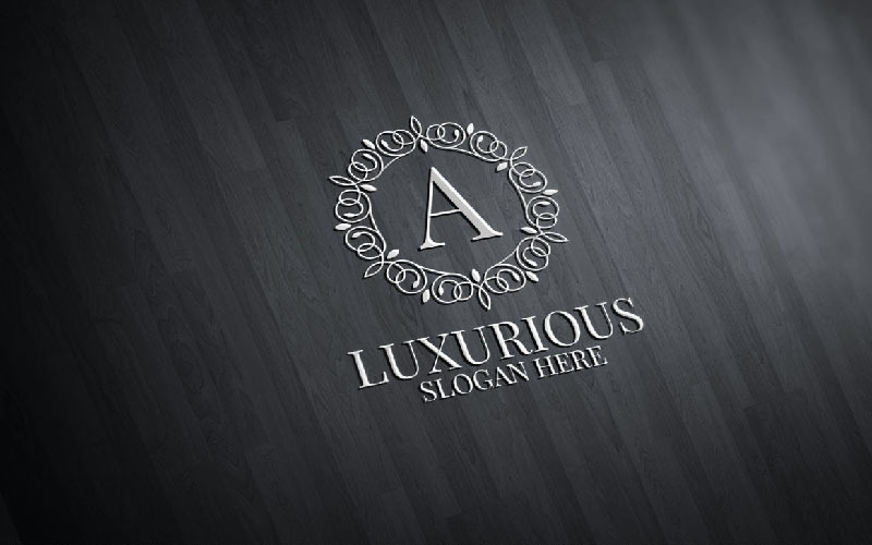 Modello di logo di lusso Royal 41