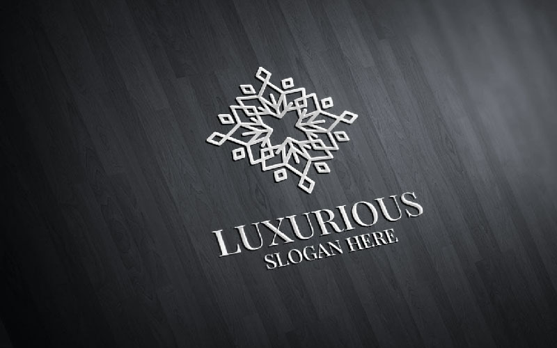 Moderne luxe Royal 64 Logo sjabloon