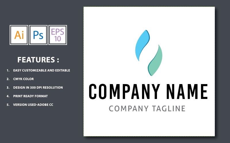 Download Шаблон логотипа "Abstract  Icon Design Logo Template" / Abstract  Icon Design Logo Template - Шаблон логотипа на тему графика abstract,business,vector,design,identity,icon,symbol,logo,colorful,illustration,background,blue,creative,technology,element,graphic,concept,mark,logotype,internet