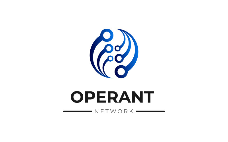 Download Шаблон логотипа "Creative Operant Technoology Busness  Design Logo Template" / Creative Operant Technoology Busness  Design Logo Template - Шаблон логотипа на тему графика art,blue,brand,business,communication,company,computer,concept,corporate,creative,design,digital,element,graphic,identity,illustration,internet,technoology,logo,logo design