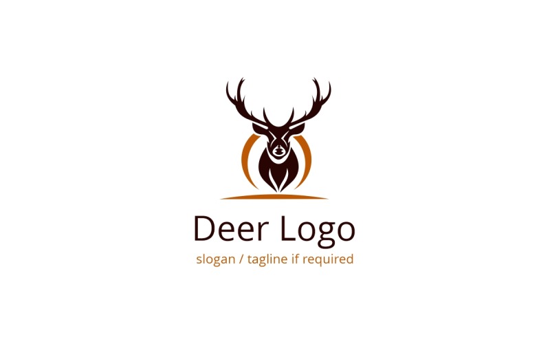 Deer Logo Template #143286 - TemplateMonster