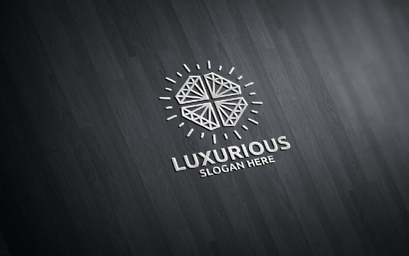 Download Шаблон логотипа "Diamond Luxurious Royal  74 Logo Template" / Diamond Luxurious Royal  74 Logo Template - Шаблон логотипа на тему графика jewellery,jewelry,wedding,luxury,beauty,crest,logo,emblem,fashion,royal,classic,diamond,hotel,vintage,real estate,heraldry,crown,wine,restaurant,modern