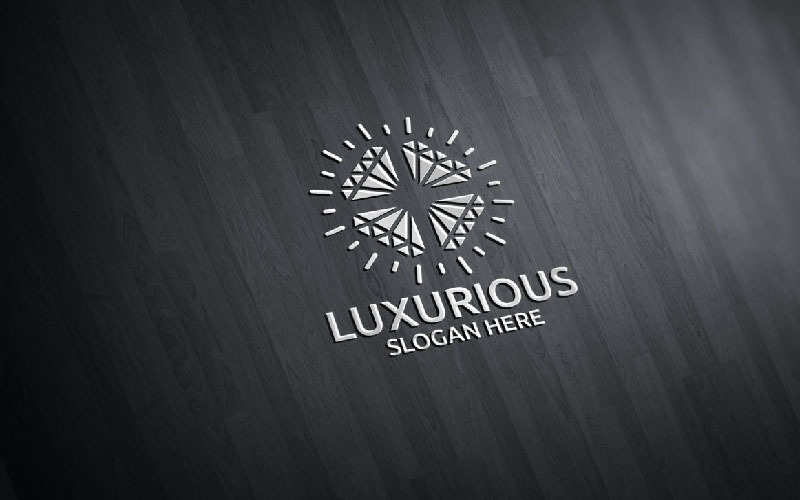 Download Шаблон логотипа "Diamond Luxurious Royal  75 Logo Template" / Diamond Luxurious Royal  75 Logo Template - Шаблон логотипа на тему графика jewellery,jewelry,wedding,luxury,beauty,crest,logo,emblem,fashion,royal,classic,diamond,hotel,vintage,real estate,heraldry,crown,wine,restaurant,modern