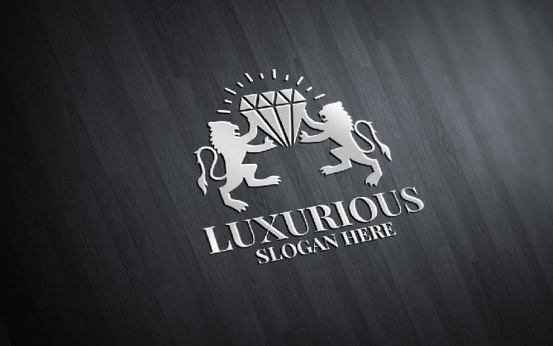 Download Шаблон логотипа "Diamond Luxurious Royal  76 Logo Template" / Diamond Luxurious Royal  76 Logo Template - Шаблон логотипа на тему графика jewellery,jewelry,wedding,luxury,beauty,crest,logo,emblem,fashion,royal,classic,diamond,hotel,vintage,real estate,heraldry,crown,wine,restaurant,winery