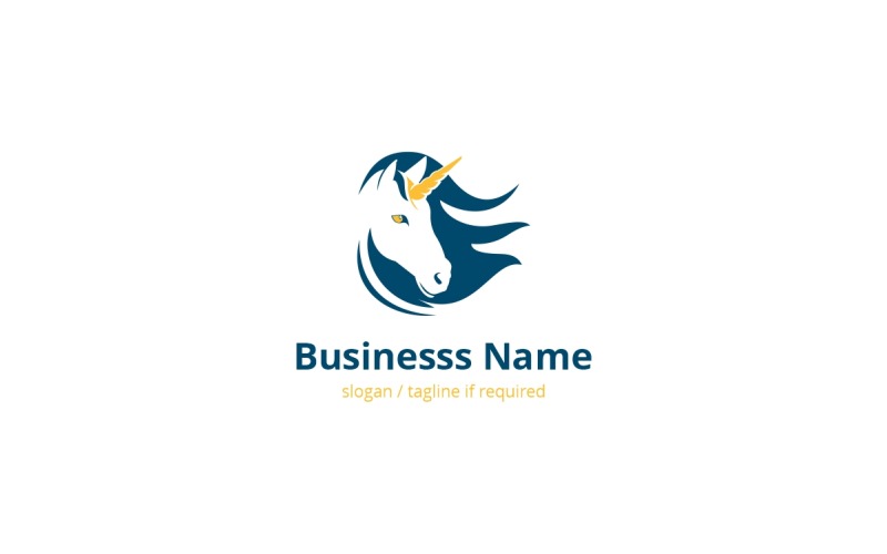 Einhorn Logo Vorlage