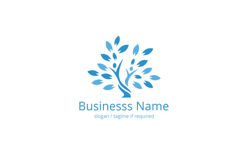 Modèle de logo d'arbre