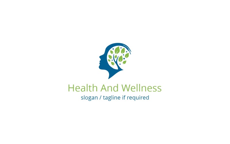Modèle de logo de santé et de bien-être