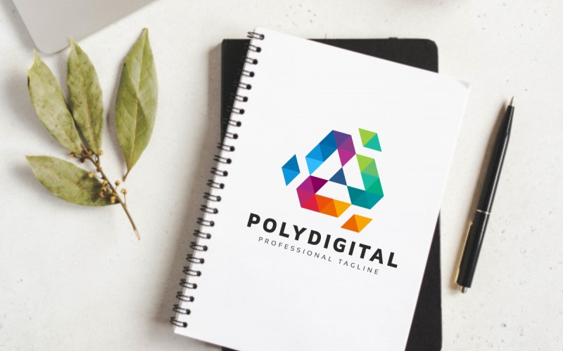 Download Шаблон логотипа "Polygon Colorful Logo Template" / Polygon Colorful Logo Template - Шаблон логотипа на тему графика agency,business,colorful,colors,concept,connect,connection,creative,dynamic,industry,marketing,media,mobius logo,modern,multimedia,software,studio,tech,technology,triangle