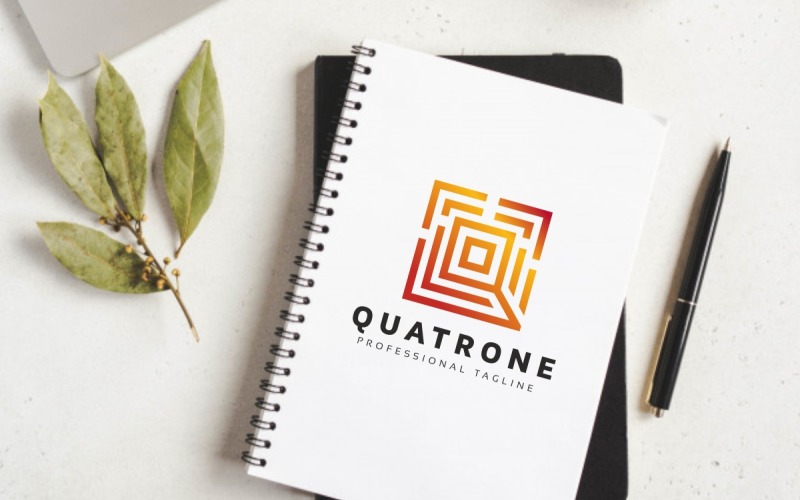 Download Шаблон логотипа "Quatrone Q Letter Line Logo Template" / Quatrone Q Letter Line Logo Template - Шаблон логотипа на тему графика agency,blue,business,circle,company,consultant,consulting,creative,flat,lawyer,letter,line,logo template,orange,personal,photographer,pink,quality,quantum,simple