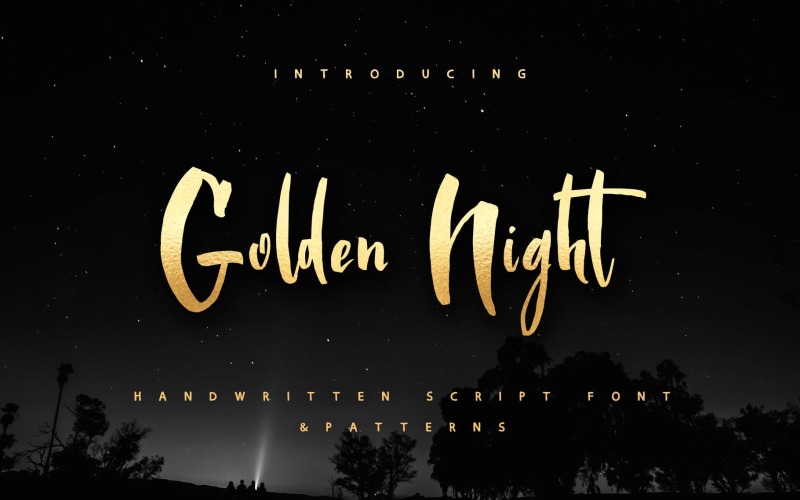 Fonte Golden Night e estilos PS