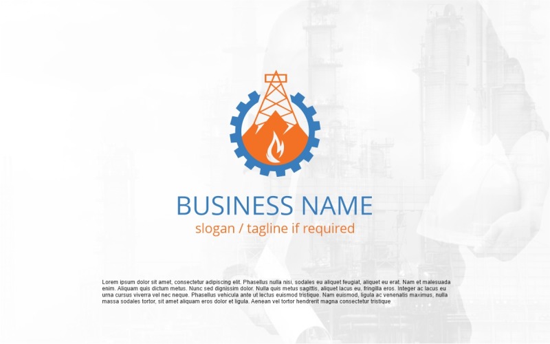 Download Шаблон логотипа "Oil Gas Logo Template" / Oil Gas Logo Template - Шаблон логотипа на тему графика agency,auto,brand,branding,building,business,car,city,construction,constructor,corporate,creative,department,district,energy,filling,foil,fuel,gas,letter