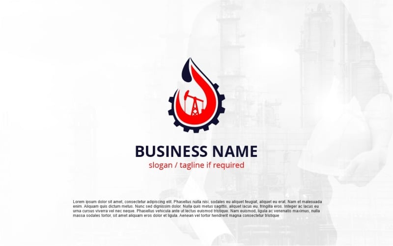Download Шаблон логотипа "Oil Gas Logo Template" / Oil Gas Logo Template - Шаблон логотипа на тему графика agency,auto,brand,branding,building,business,car,city,construction,constructor,corporate,creative,department,district,energy,filling,foil,fuel,gas,letter