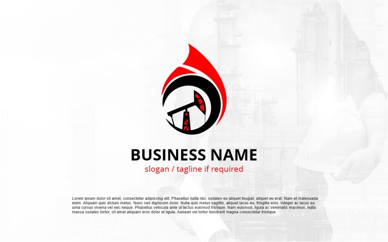 Download Шаблон логотипа "Oil Gas Logo Template" / Oil Gas Logo Template - Шаблон логотипа на тему графика agency,auto,brand,branding,building,business,car,city,construction,constructor,corporate,creative,department,district,energy,filling,foil,fuel,gas,letter