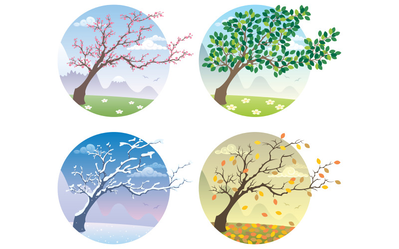 Four Seasons - Illustration