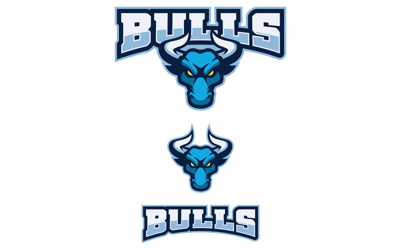 Download Иллюстрация "Bull Sport Mascot - Illustration" / Bull Sport Mascot - Illustration - Иллюстрация на тему графика bull,head,angry,dangerous,danger,animal,mammal,strong,power,mascot,badge,emblem,retro,old school,hand drawn,corrida,beef,cattle,ox,sports