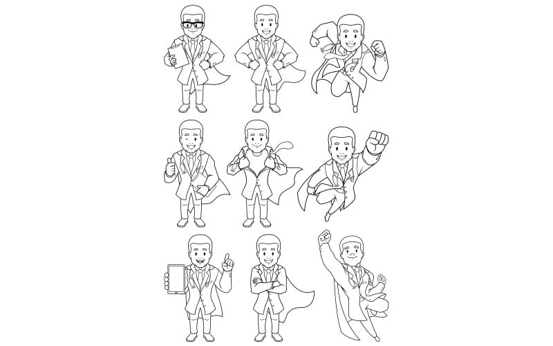 Download Иллюстрация "Super Doc African Line Art - Illustration" / Super Doc African Line Art - Illustration - Иллюстрация на тему графика doctor,medical,super,superhero,power,coloring,book,page,coloring book,coloring page,comic book,comic,comic strip,strength,defender,protector,savior,medicine,hospital,clinic