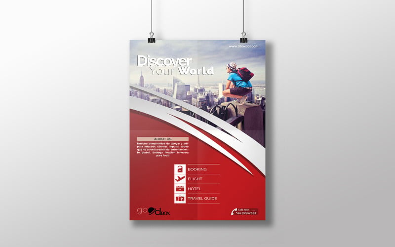 Affiche - Modèle d'identité d'entreprise