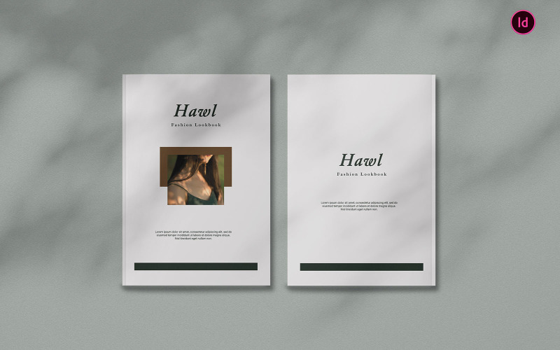 Download Magazine Template "Hawl - Fashion Lookbook BL Magazine Template" / Hawl - Fashion Lookbook BL Magazine Template - Magazine Template на тему дизайн и фотография hawl,fashion,lookbook,editorial,layout,model,stylish,minimalis,feminine,trendy,print,catalog,brochure,indesign,a4
