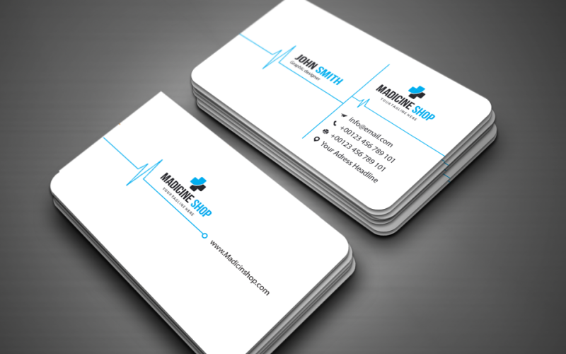 Download Фирменный стиль "Medical Business Card - Corporate Identity Template" / Medical Business Card - Corporate Identity Template - Фирменный стиль на тему графика abstract,art,artistic,blue,building,computer,corporate,graph,graphic,green,id,id kit,internet,logo,modern,multimedia,official,photo,play,print