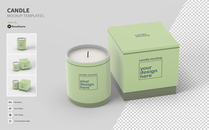 Candle - FH product mockup