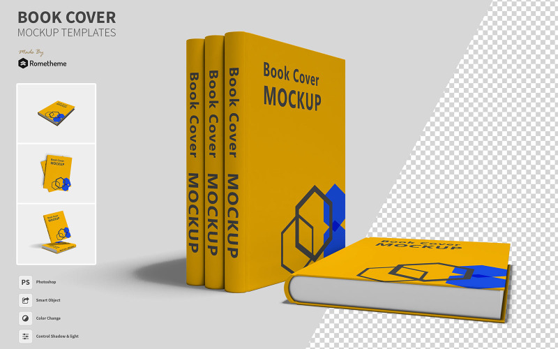 Capa do livro - maquete do produto VR