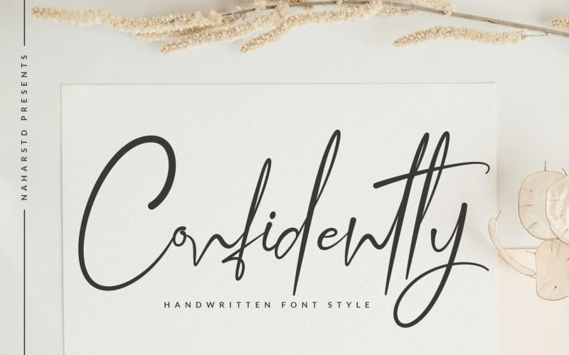 Download Шрифт "Confidently - Signature Handwritten Font" / Confidently - Signature Handwritten Font - Шрифт на тему графика free,free fonts,font,serif,sans serif,script,display font,monoline font,signature font,calligraphy font,handwritten font,lettering,cursive,typography,typeface,minimalist font,minimalist scrip