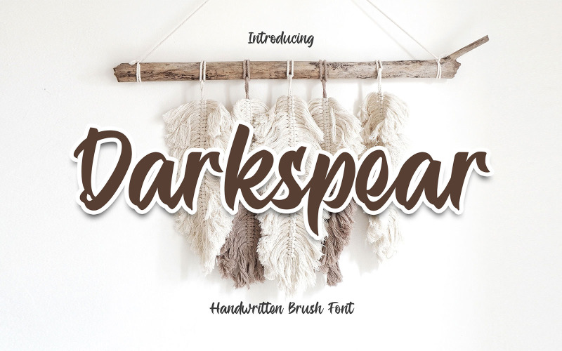 Download Шрифт "Darkspear - Script YR Font" / Darkspear - Script YR Font - Шрифт на тему графика bold,clean,darkspear,elegant,hand,handcrafted,handmade,lettering,modern,opentype,packaging