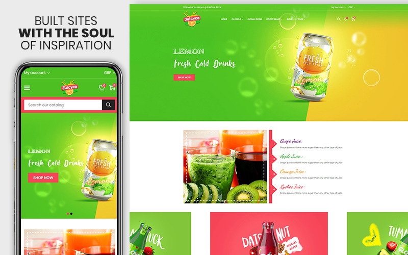 Juicyco - Das Juice & Food Shopify-Thema