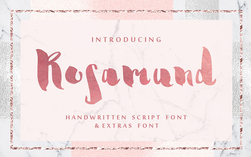 Rosamund Bold-lettertype