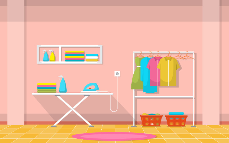 Download Иллюстрация "Laundromat Clean Tools - Illustration" / Laundromat Clean Tools - Illustration - Иллюстрация на тему графика laundromat,clean,clothes,washing,laundry,tools,modern,interior,dirty,iron,creative,detergent,store,door,dress,drum,apparel,professional,hygiene,garment