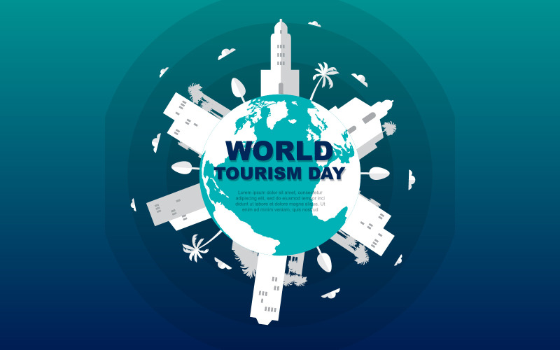 Download Иллюстрация "Beverly Hills City - Illustration" / Beverly Hills City - Illustration - Иллюстрация на тему графика beverly,hills,city,california,united,states,america,travel,world,tourism,day,illustration,vector,concept,flight,flat,destination,template,location,style