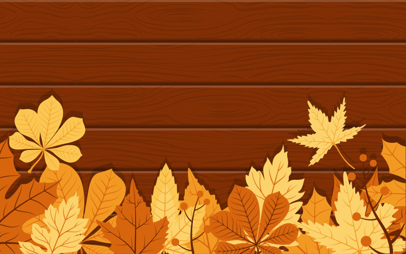 Download Иллюстрация "Invitation Card Wood - Illustration" / Invitation Card Wood - Illustration - Иллюстрация на тему графика autumn,fall,season,leaf,greeting,invitation,card,wood,background,bouquet,vector,illustration,frame,border,floral,natural,brochure,leaflet,online,layout