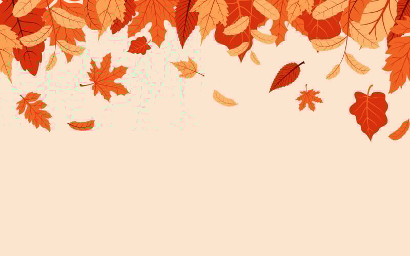 Download Иллюстрация "Leaf Greeting Card - Illustration" / Leaf Greeting Card - Illustration - Иллюстрация на тему графика autumn,fall,season,leaf,greeting,invitation,card,beautiful,nature,background,vector,illustration,frame,border,floral,natural,brochure,leaflet,online,layout