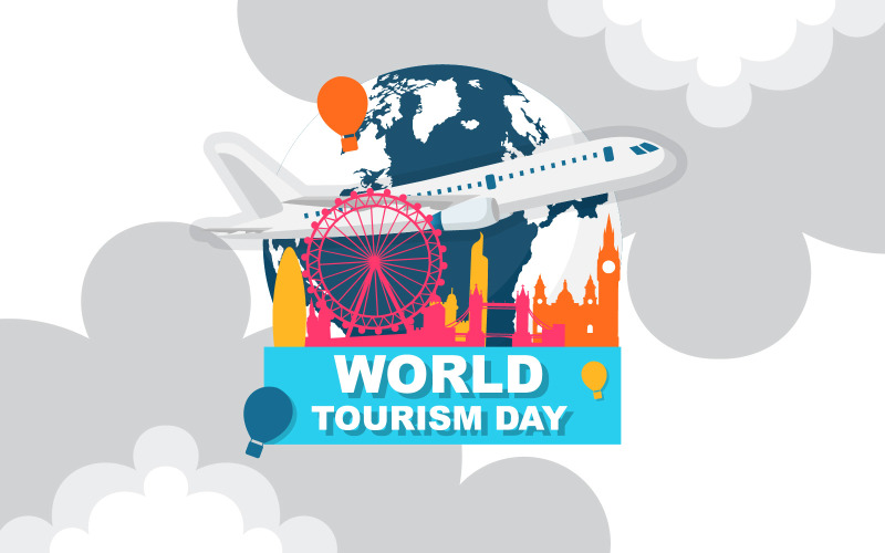 Download Иллюстрация "London City England - Illustration" / London City England - Illustration - Иллюстрация на тему графика london,city,england,united,kingdom,europe,travel,world,tourism,day,illustration,vector,concept,flight,flat,destination,template,location,style,poster