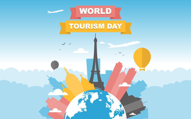 Download Иллюстрация "Paris City France - Illustration" / Paris City France - Illustration - Иллюстрация на тему графика paris,city,france,europe,travel,world,tourism,day,illustration,vector,concept,flight,flat,destination,template,location,style,poster,landmarks,traveler