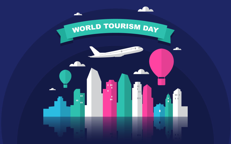 Download Иллюстрация "San Diego City - Illustration" / San Diego City - Illustration - Иллюстрация на тему графика san,diego,city,california,united,states,america,travel,world,tourism,day,illustration,vector,concept,flight,flat,destination,template,location,style