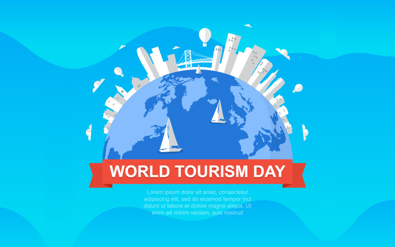 Download Иллюстрация "San Francisco City - Illustration" / San Francisco City - Illustration - Иллюстрация на тему графика san francisco,city,california,united,states,america,travel,world,tourism,day,illustration,vector,concept,flight,flat,destination,template,location,style,poster