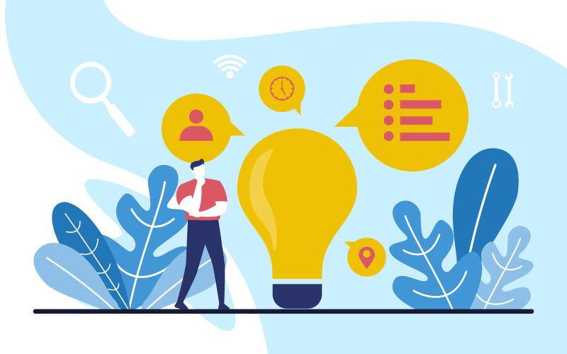 Download Иллюстрация "Digital Web Commerce - Illustration" / Digital Web Commerce - Illustration - Иллюстрация на тему графика people,digital,marketing,commerce,mobile,internet,web,analysis,illustration,vector,business,company,website,template,flat,page,banner,landing,concept,graphic