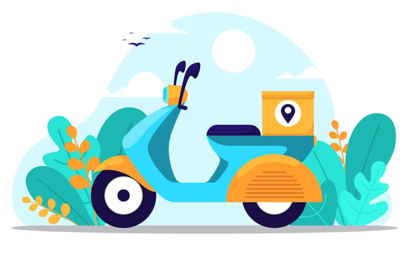 Teslimat Hizmeti Nakliye - İllüstrasyon