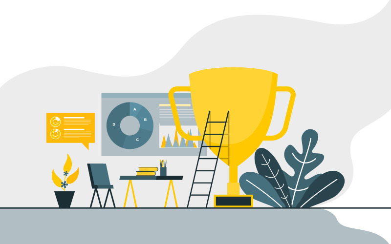 Marketing de comercio móvil - Ilustración