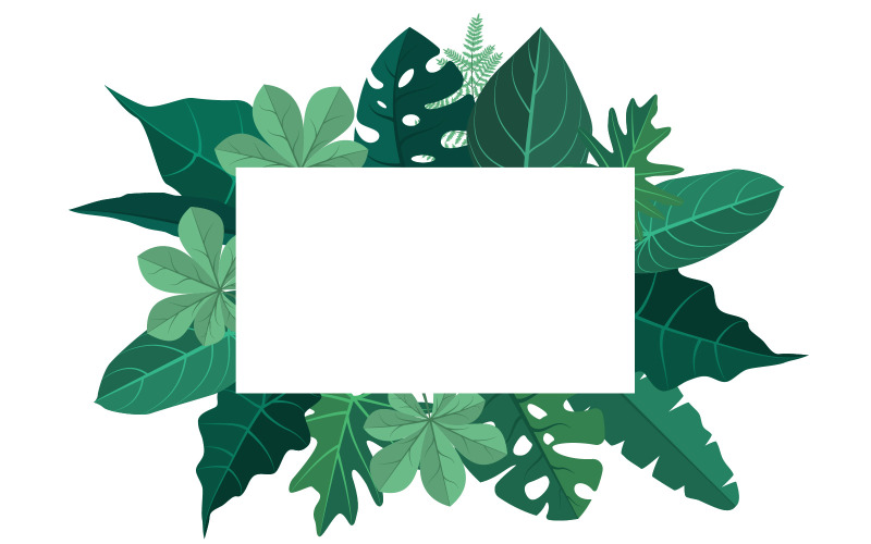 Bordo Verde Rettangolo - Illustrazione