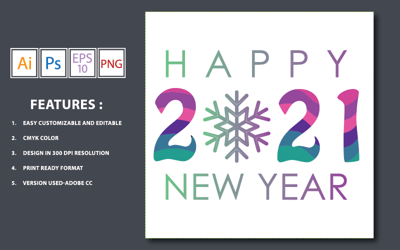 Download Иллюстрация "Colorful Happy New Design - Illustration" / Colorful Happy New Design - Illustration - Иллюстрация на тему графика party,ornament,festival,gold,new year,luxury,illustration,banner,festive,vector,holiday,winter,background,celebration,new,element,decoration,golden,happy,year