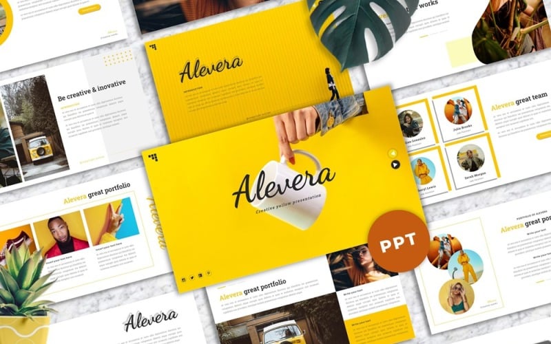Alevera - 创意 PowerPoint 模板
