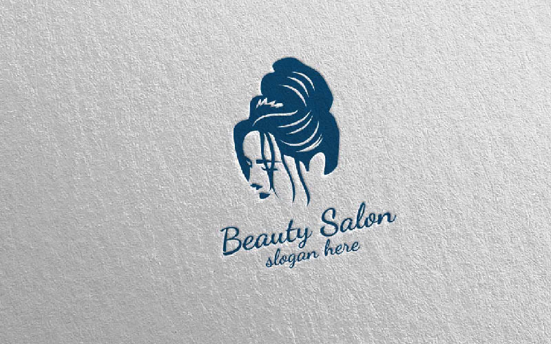 Güzellik Salonu Logo Şablonu